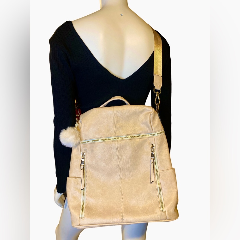 NEW backpack tote purse includes small wallet